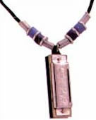 harmonica necklace